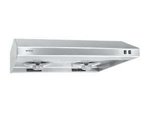Pacific Economy Under Cabinet Ducted Range Hood 30 inch - 650 CFM 2-Speed Powerful Kitchen Vent Hood - Electric Stainless Steel - Ultra Quiet