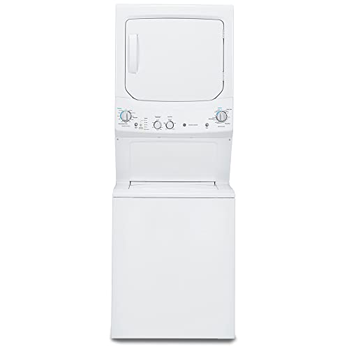 GE GUD24GSSMWW Unitized Spacemaker 2.3 Washer with Stainless Steel Basket and 4.4 Cu. Ft. Capacity Gas Dryer GE GUD24GSSMWW Unitized Spacemaker 2.3 Washer with Stainless Steel Basket and 4.4 Cu. Ft. Capacity Gas Dryer