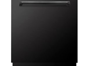 24" Top Control Tall Tub Dishwasher in Custom Panel Ready with Stainless Steel Tub and 3rd Rack (DWV-24) (Black Stainless Steel)