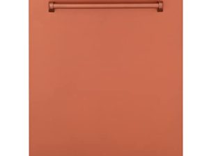ZLINE 24" Monument Series 3rd Rack Top Touch Control Dishwasher in Copper with Stainless Steel Tub (DWMT-C-24)