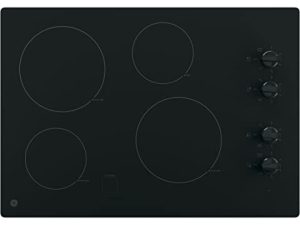 GE JP3030DJBB 30 Inch Smoothtop Electric Cooktop with 4 Radiant Elements