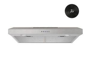 FIREGAS Under Cabinet Range Hood 30 inch with Brushless DC Motor