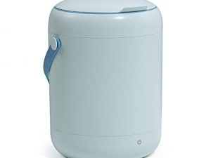 Mini Portable Washing Machine for Small Laundry Loads – Compact Apartment Washing Machine With Quick and Quiet Operation – Convenient Countertop Washing Machine for Your Home – Delicates Washer (Blue)