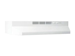 Broan-NuTone 413001 Non-Ducted Ductless Range Hood with Lights Exhaust Fan for Under Cabinet