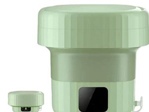 CUIYKAI Mini Small foldable Portable Washing Machine tiny washing machine Washing and drying with Effective Steri-lizing for Baby Clothes