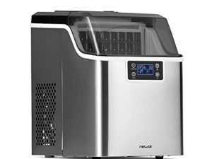 Newair 45 lbs. Portable Countertop Clear Ice Maker with FrozenFall Technology