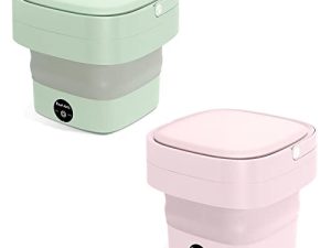 Two Portable Washing Machines - Foldable Mini Small Washer for Washing Baby Clothes