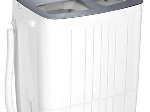 Portable Washing Machine Portable Washer and Dryer Combo Compact Mini Twin Tub Laundry Washing Machine Cloth Washer with Spin Dry