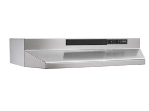 Broan-NuTone F404204 42-inch Under-Cabinet 4-Way Convertible Range Hood with 2-Speed Exhaust Fan and Light