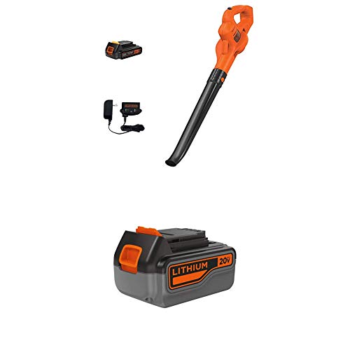 Black+Decker LSW221 Cordless Sweeper + 20-Volt Battery Pack Black+Decker LSW221 Cordless Sweeper + 20-Volt Battery Pack