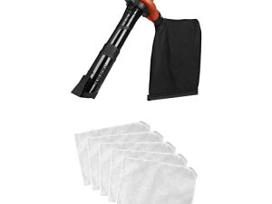 BLACK+DECKER 3-in-1 Electric Leaf Blower with Leaf Blower Vacuum Bags