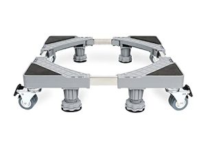 Mini Fridge Stand with 4 Wheels and 4 Strong Feet