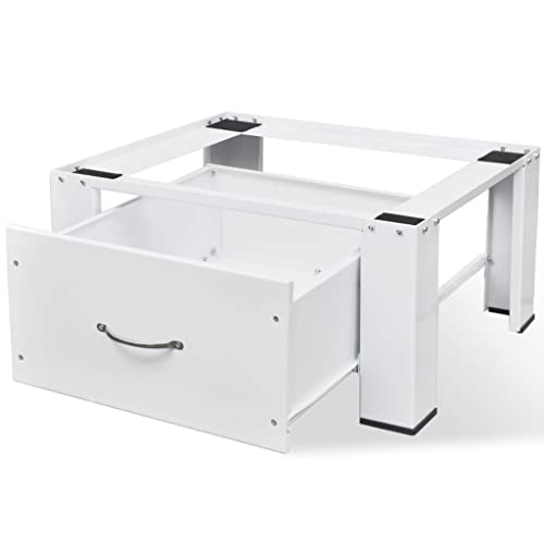 INLIFE Washer Dryer Stand with Drawer INLIFE Washer Dryer Stand with Drawer