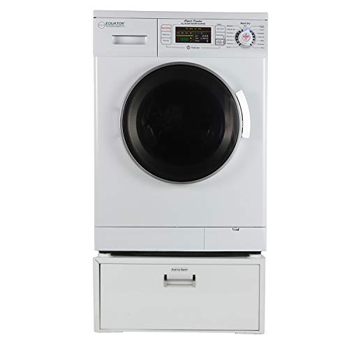 Equator Ver 2 Pro 24" Combo Washer Dryer Vented/Ventless 1200 RPM+Pedestal White Equator Ver 2 Pro 24" Combo Washer Dryer Vented/Ventless 1200 RPM+Pedestal White
