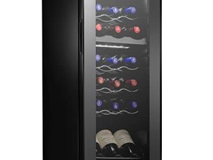 NutriChef PKCWCDS188 Dual Zone Cooler for White and Red Wines Chiller