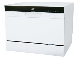 SPT SD-2224DWA Energy Star Countertop Dishwasher with Delay Start & LED – White