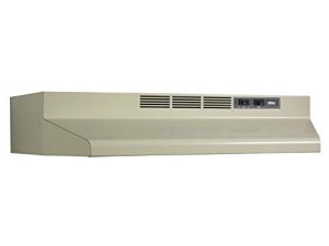Broan-NuTone F403008 30-inch Under-Cabinet 4-Way Convertible Range Hood with 2-Speed Exhaust Fan and Light