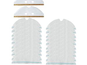 Vacuum Cleaner Parts Disposable Mop Cloth Compatible with Xiaomi Roborock S50 S55 S6 T6 Replacement Disposable Mopping Cloths Pads Accessories Mop Bracket Clean Electrical Parts (Color : 22pcs)