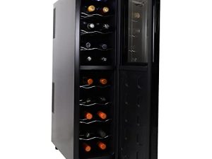 Koolatron Urban Series 18 Bottle Slim Dual Zone Wine Cooler