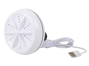 Washing Machine Ultrasonic Mini Turbo Portable Dormitory Washing Machine White