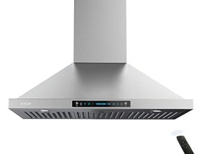 IKTCH 30 inch Wall Mount Range Hood 900 CFM Ducted/Ductless Convertible