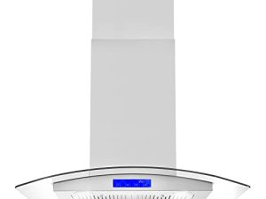 COSMO 668ICS750 30 in. Island Mount Range Hood with 380 CFM