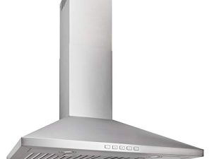 Broan-NuTone BWP2306SS Convertible Wall-Mount LED Lights Pyramidal Chimney Range Hood