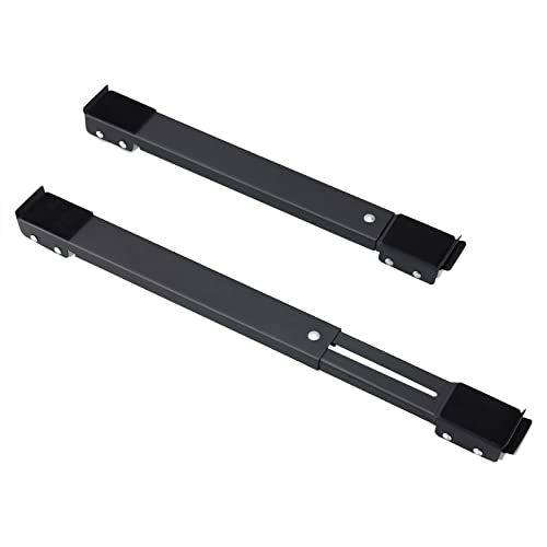 Black Portable Washing Machine Brackets Moving Tools with 24 Roller Wheels Black Portable Washing Machine Brackets Moving Tools with 24 Roller Wheels