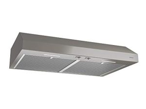 Broan-NuTone BCSEK130SL Glacier 30-inch Under-Cabinet 4-Way Convertible Range Hood with 2-Speed Exhaust Fan and Light