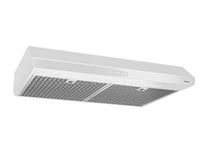 Broan-NuTone BKDEG130WW Sahale 30-inch Under-Cabinet 4-Way Convertible Range Hood with 3-Speed Exhaust Fan and Light