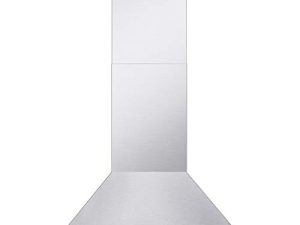 DKB 30" Inch Wall Mounted Range Hood Brushed Stainless Steel With Halogen Lights 600 CFM