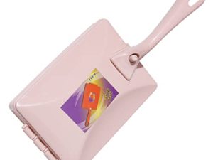 Carpet Debris Brush Double-Roller Sofa Sweeper Handheld Dusting Cleaner Pink Carpet Debris Brush