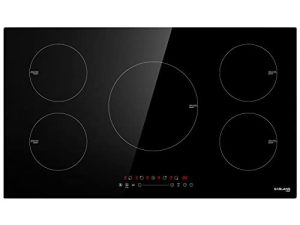 GASLAND Chef IH90BF Built-in 36 Inch Electric Induction Cooktop with 5 Burners