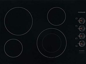 Frigidaire FFEC3025UB 30 Inch Electric Smoothtop Style Cooktop with 4 Elements in Black