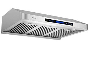 Awoco 30” Supreme 7” High Stainless Steel Under Cabinet Range Hood 4 Speeds