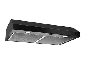 Broan-NuTone BCSD124BL 24-inch Under-Cabinet 4-Way Convertible Range Hood with 2-Speed Exhaust Fan and Light