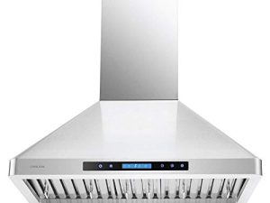 CAVALIERE 30" Inch Wall Mounted Stainless Steel Kitchen Range Hood 900 CFM