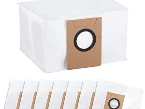 8 Pack Dust Bag for Ecovacs Deebot X1 Omni Robot Vacuum Self-Empty Station