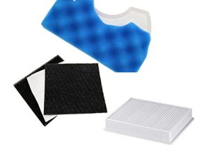 1Set/5PCS Dust Hepa Filters Compatible with Samsung DJ63-00669A SC43-SC47 Series SC4520 SC4740 VC-9625 VC-BM620 Robot Vacuum Cleaner Parts (Color : Dark Khaki)