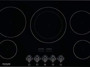 Frigidaire FGEC3648UB 36" Gallery Series Electric Cooktop with 5 Elements Ceramic Glass Cooktop Hot Surface Indicator and Express Select Controls in Black