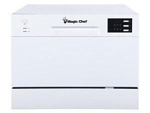Magic Chef Energy Star 6-Place Setting MCSCD6W5 6 Plate Countertop Dishwasher