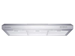 CIARRA Ductless Range Hood 30 inch Under Cabinet Hood Vent for Kitchen Ducted and Ductless Convertible CAS75918A