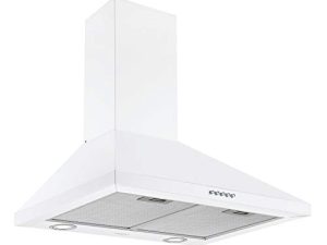 Ancona AN-1533 24" 440 CFM Convertible Wall Mount Pyramid Range Hood in White
