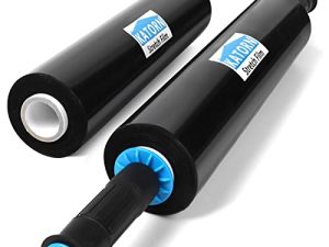 【2 Pack】KATORN Stretch Wrap Film with Rolling Handles