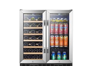 Lanbo 30 Inch Built-in Dual Zone Wine and Beverage Cooler