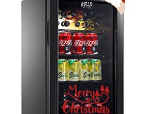 KRIB BLING Beverage Refrigerator and Cooler for 120 Cans