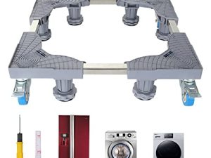 Multi-functional Portable Adjustable Washing Machine Riser Stand