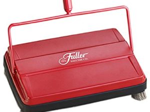Fuller Brush 17052 Electrostatic Carpet & Floor Sweeper - 9" Cleaning Path - Lightweight - Ideal for Crumby Messes - Works On Carpets & Hard Floor Surfaces Red