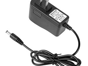 Qjin AC/DC Adapter for Shark VM200 VM200C UM205 VC205 VACMOP Hard Floor Vacuum Mop Charger