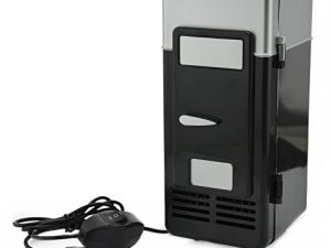ThreeH New Mini Red USB Fridge Cooler Beverage Drink Cans Cooler/Warmer Refrigerator for Laptop PC Computer Black H-UF05Black